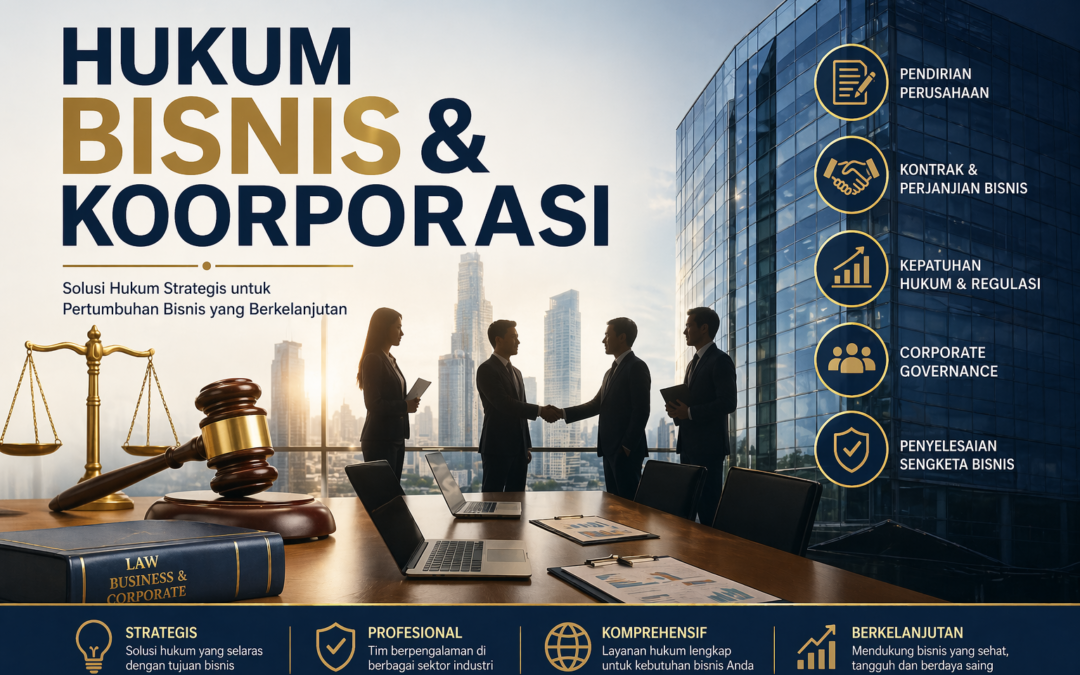 Hukum Bisnis & Koorporasi Sebagai Pilar Penting Dalam Dunia Usaha Modern