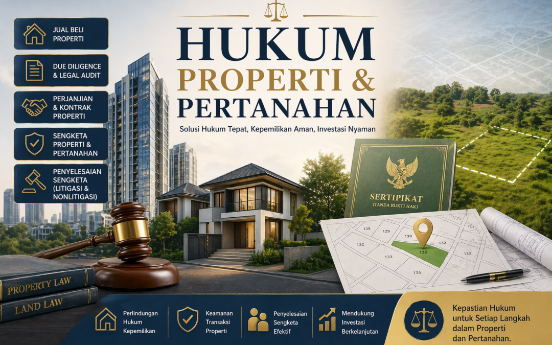 Hukum Properti & Pertanahan Sebagai Dasar Keamanan Investasi Aset